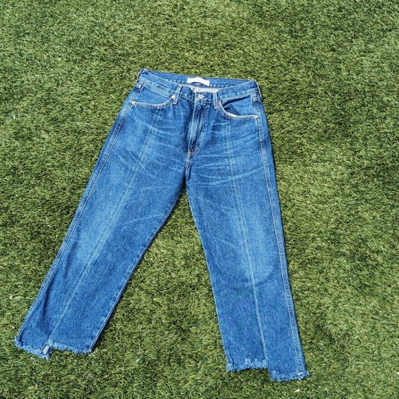 Aritzia / COh citizens collab liv straight crop jean sz 27 - Picture 2 of 9